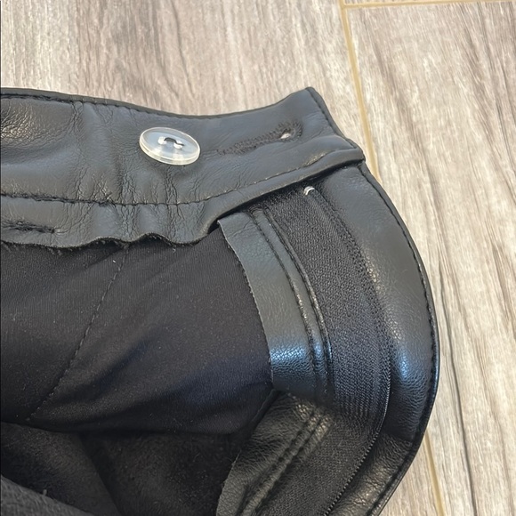 Dynamite Black Faux Leather Pants - Picture 7 of 8